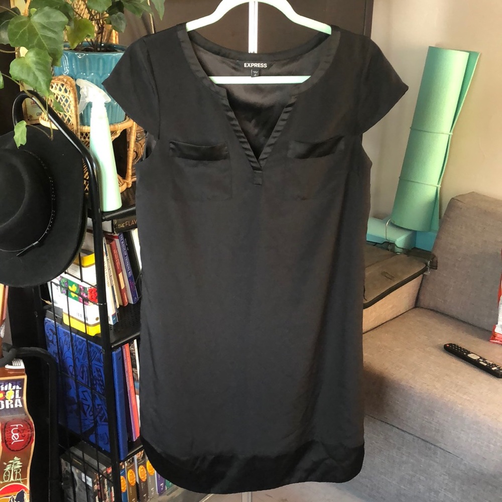 EXPRESS shirt dress, night gown style.